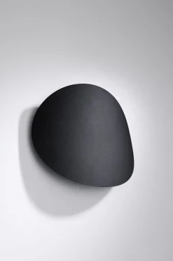 Schwarze Wandleuchte Modern Metall 2x G9 indirekt