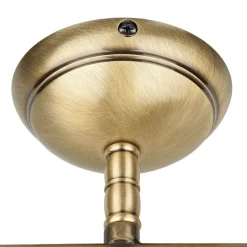 Schwenkbare Deckenlampe Rustikal Bronze Hell