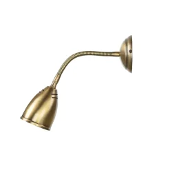 Schwenkbare Wandlampe Rustikal Bronze Hell