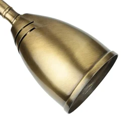 Schwenkbare Wandlampe Rustikal Bronze Hell