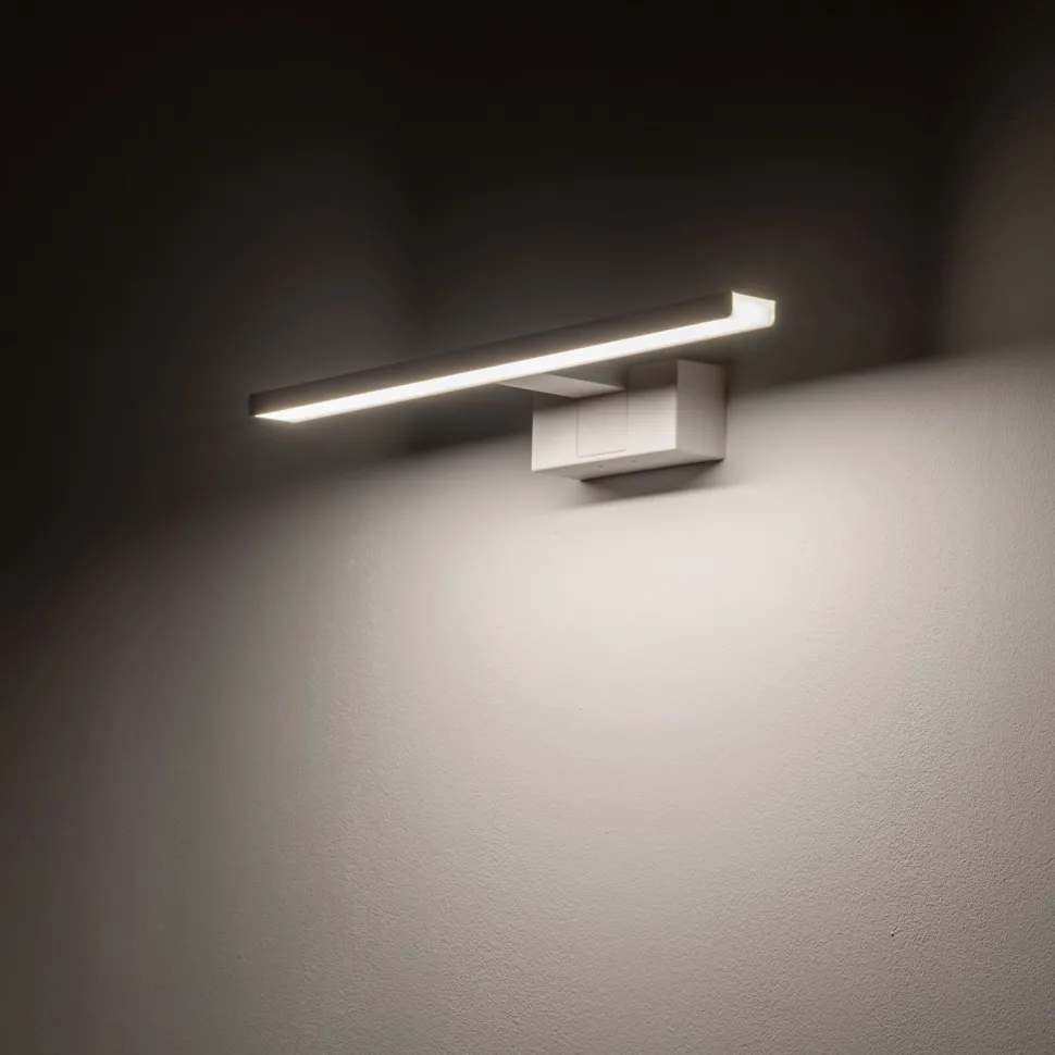 Spiegelleuchte LED Weiß IP44 3000 K 600 lm warmweiß