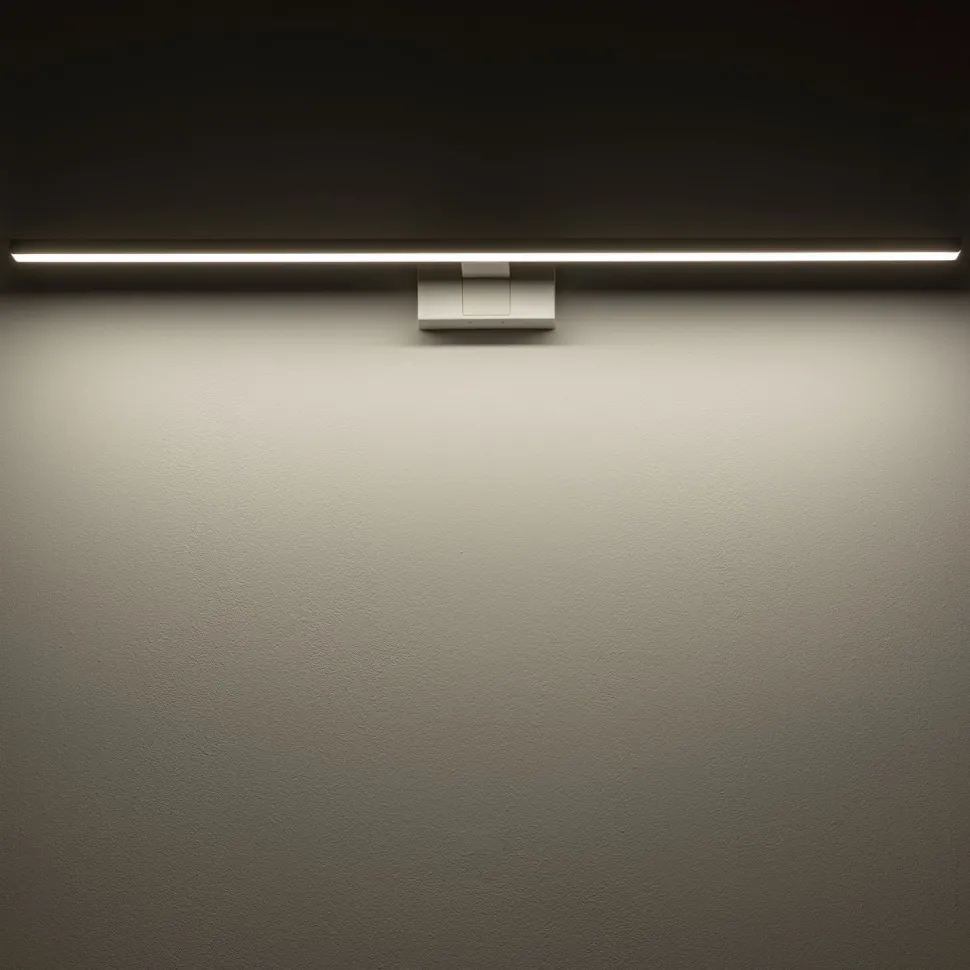 Spiegelleuchte LED Weiß IP44 3000 K 1100 lm Aluminium