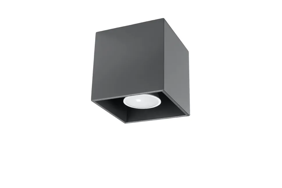 Spot Anthrazit Aluminium eckig Modern wohnlich GEO