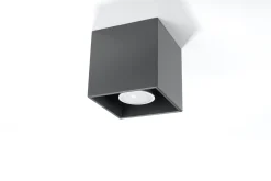 Spot Anthrazit Aluminium eckig Modern wohnlich GEO