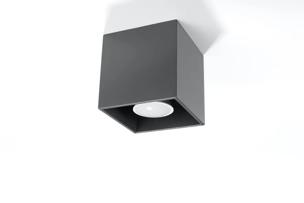 Spot Anthrazit Aluminium eckig Modern wohnlich GEO