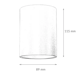 Spot EYE Weiß Gold Treppe Flur Decke Lampe