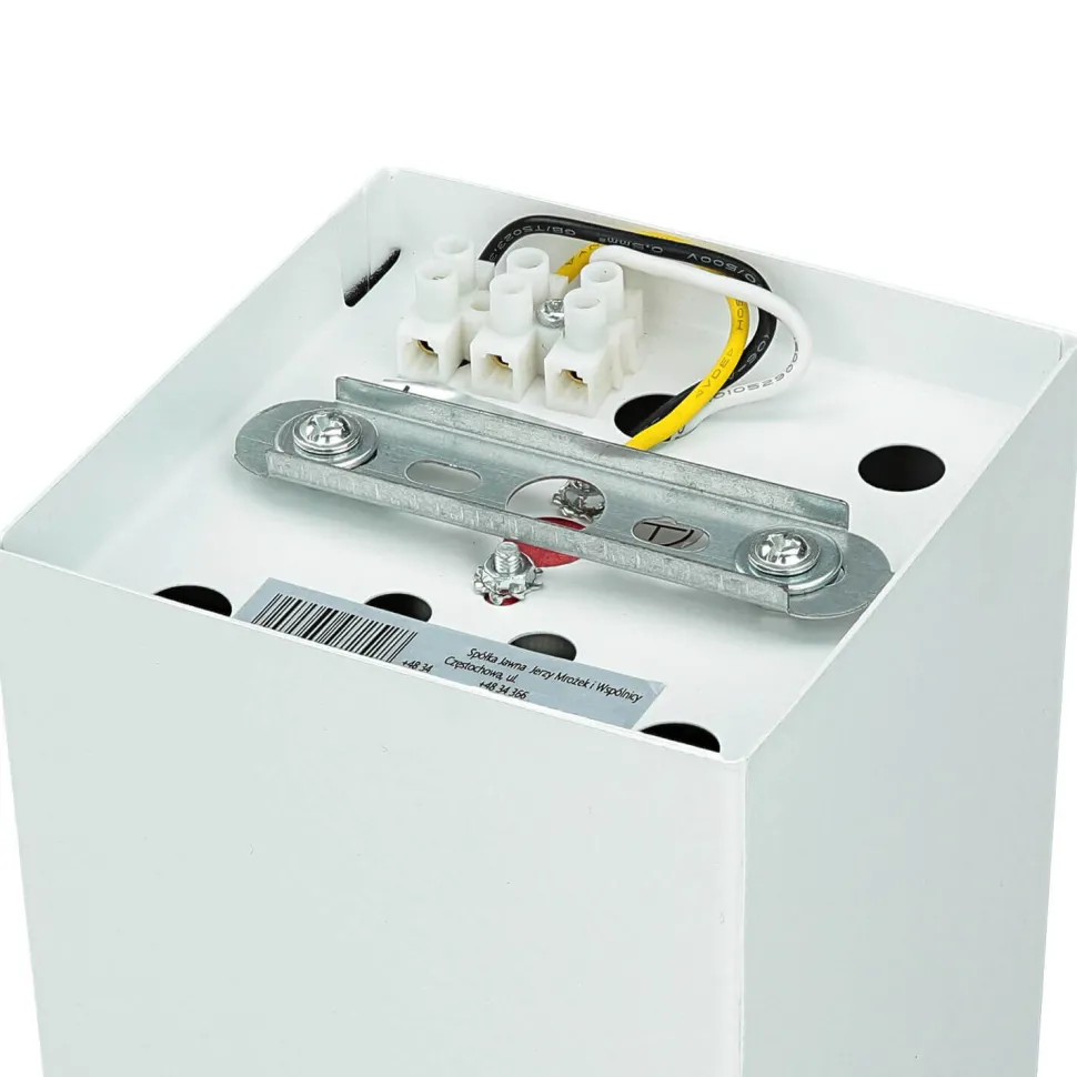 Spot Lampe Aufputz Weiß GU10 Metall 12,5 cm hoch