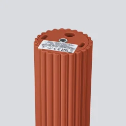 Spot Lampe Decke Aufputz H: 30 cm Ø 6,5 cm Rot Alu GU10