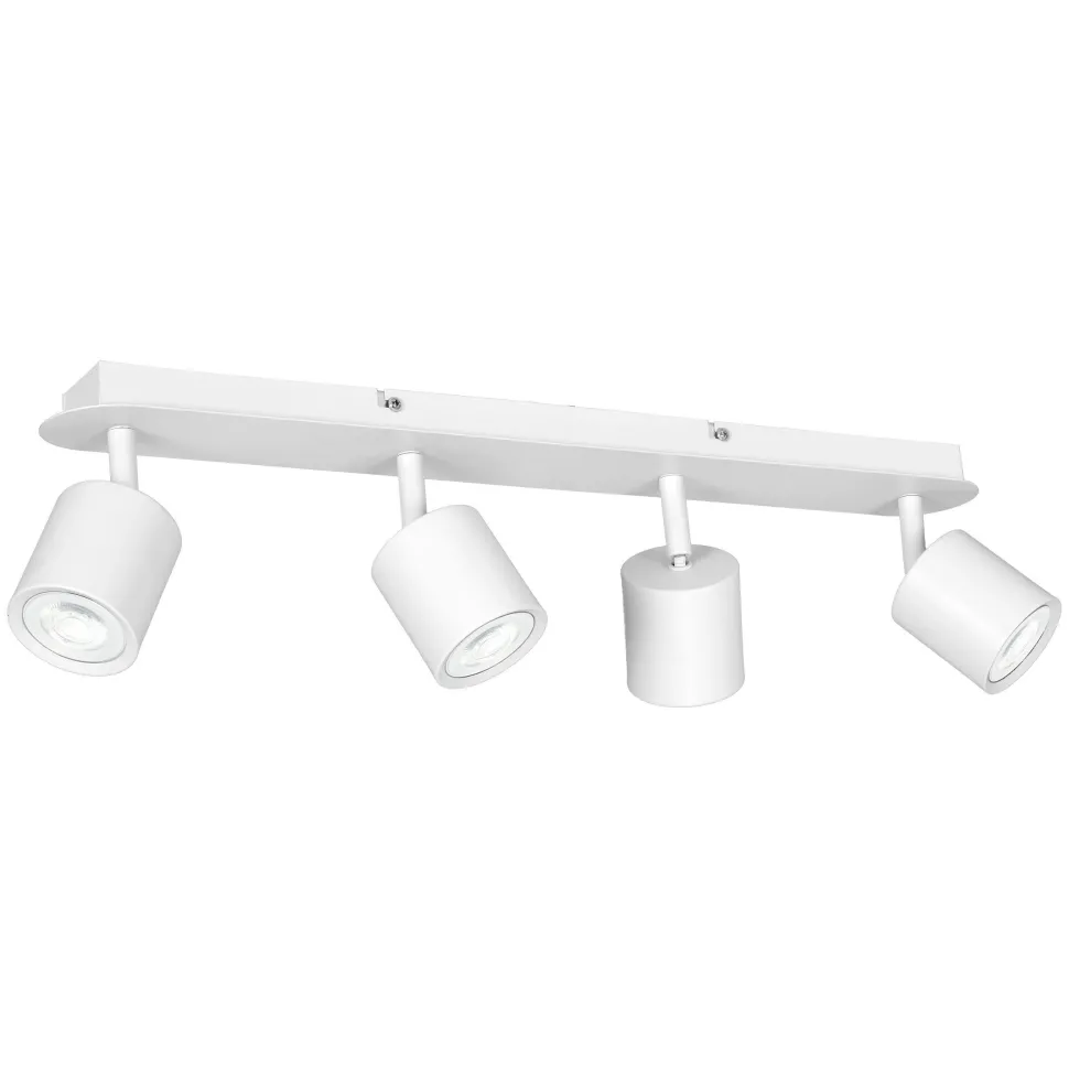Spot Lampe Decke Weiß Metall GU10 66 cm WIOMA