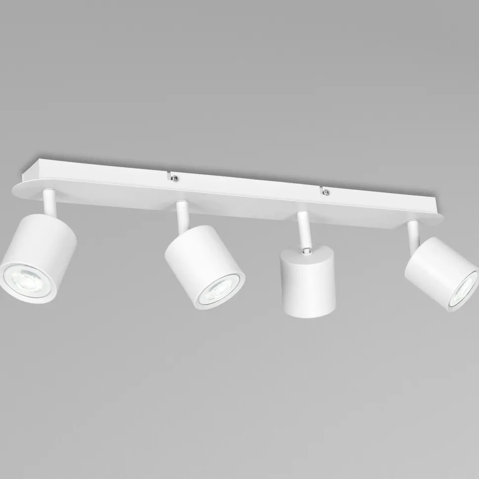 Spot Lampe Decke Weiß Metall GU10 66 cm WIOMA