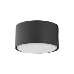 Spot Lampe rund klein Ø 8 cm flach Schwarz blendarm