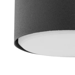 Spot Lampe rund klein Ø 8 cm flach Schwarz blendarm