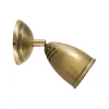 Spot Lampe Wand E27 Messing in Bronze hell glänzend