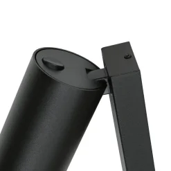 Spot Lampe Wand verstellbar Schwarz GU10 H: 11,5 cm