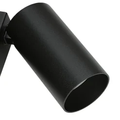 Spot Lampe Wand verstellbar Schwarz GU10 H: 11,5 cm