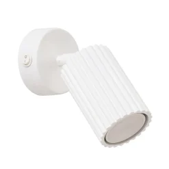 Spot Lampe Weiß GU10 B: 8 cm klein Aluminium schwenkbar