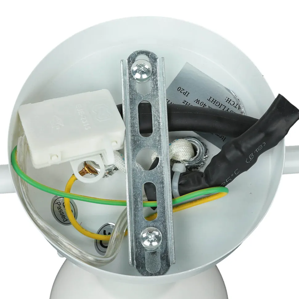 Spot Leuchte Weiß Metall 3x E14 Retro praktisch