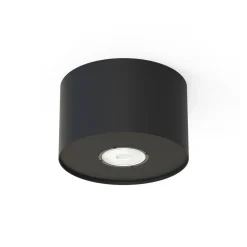 Spot Schwarz GU10 Ø 12,7 cm klein H: 8 cm Modern Aufputz