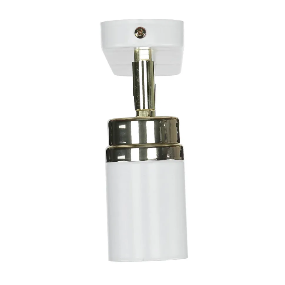 Spot Strahler Decke Weiß Gold 3x GU10 Metall EVIE