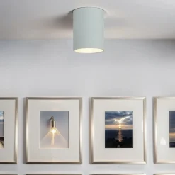 Spot Weiß Silber Deckenlampe Flur Leuchte EYE