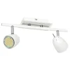 Spotstrahler in Weiß 2-flmg