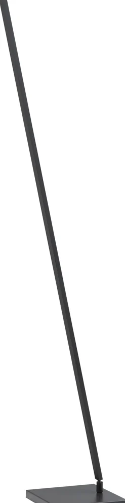 Standleuchte REAL 2 in Schwarz matt dimmbar