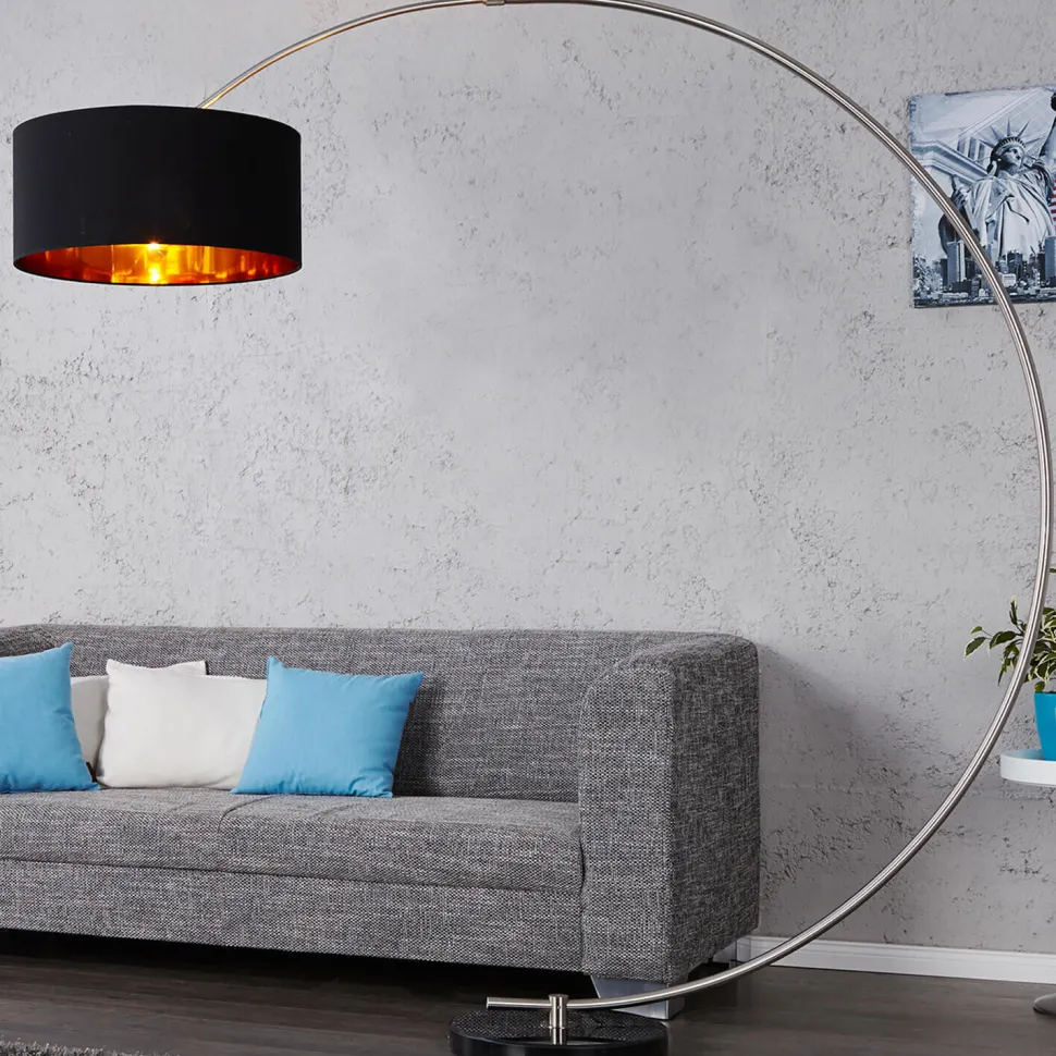 Stehlampe Bogenleuchte Dimmbar flexibel ausziehbar