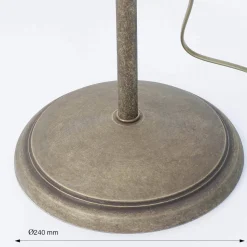 Stehlampe Bronze Antik aus Echt-Messing