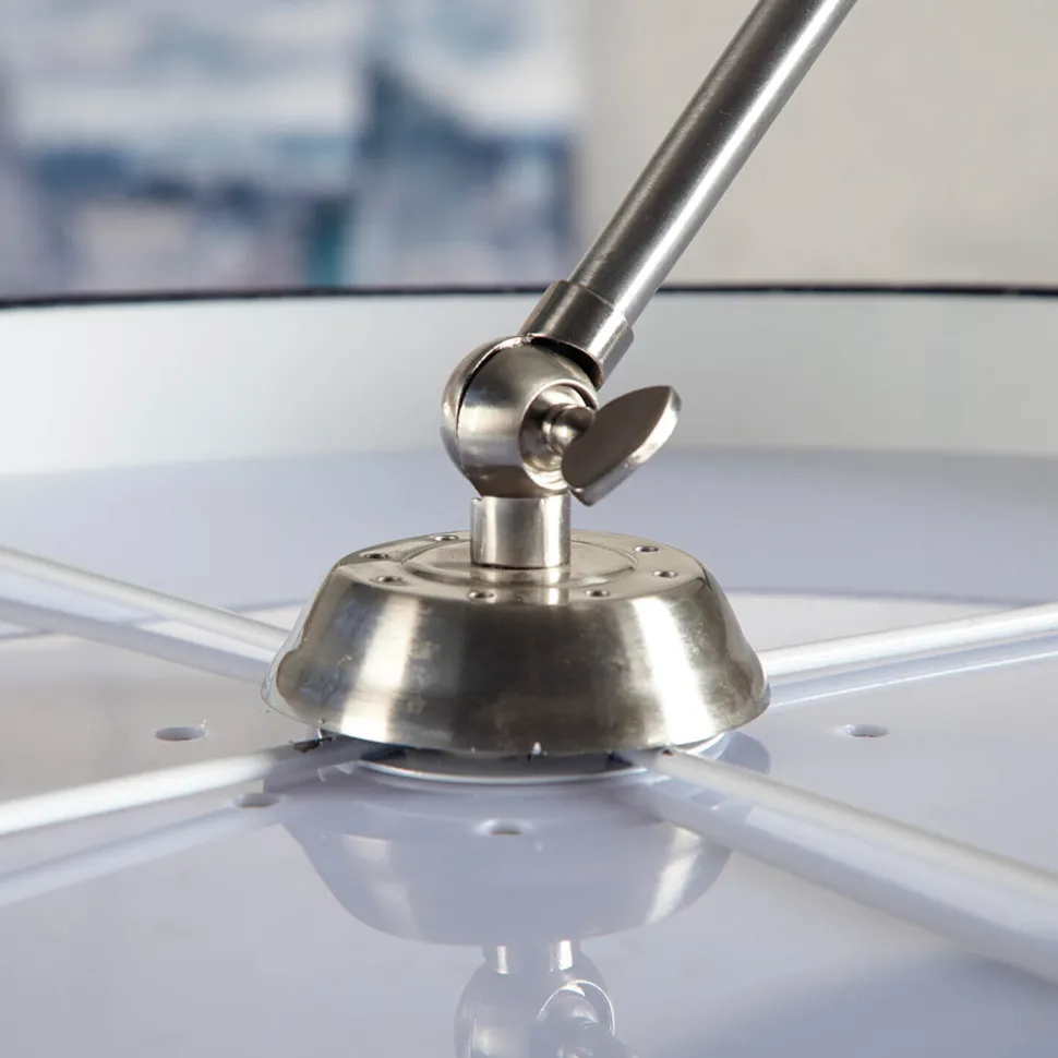 Stehlampe 200cm Retro Wohnzimmer Leuchte Schwarz