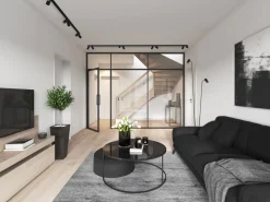 Stehlampe 2-flammig 212-216 cm GU10 in Schwarz Gold