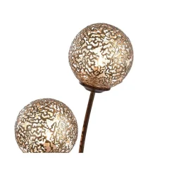 Stehlampe groß Metall Rostbraun Gold 181,2 cm G9 6-flmg