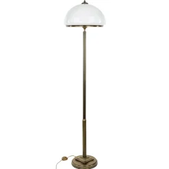Stehlampe MARLOW in Messing antik 170cm Wohnzimmer