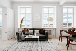 Stehlampe Metall 160 cm in Gold matt E27 Modern Design