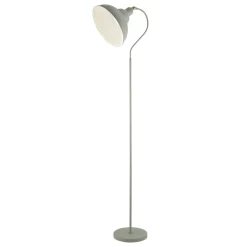 Stehlampe Metall 166 cm Taupe Vintage Design E27 schwenkbar