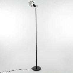 Stehlampe Metall Retro verstellbar Wohnzimmer MIA