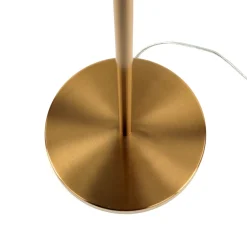 Stehlampe Metall Retro verstellbar in Messing 187 cm