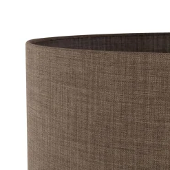 Stehlampe Modern 165 cm Metall Jute E27 Schwarz Braun