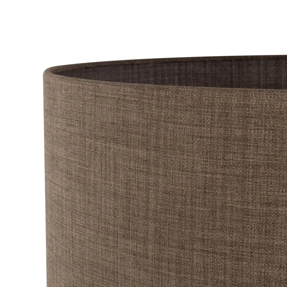 Stehlampe Modern 165 cm Metall Jute E27 Schwarz Braun