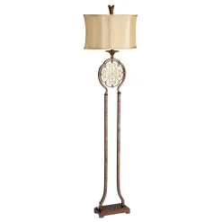 Stehlampe SAMEA Bronze 160cm Rustikal Bodenleuchte