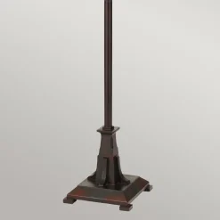 Stehlampe Tiffany Stil 157,8 cm hoch Zugschalter 2x E27