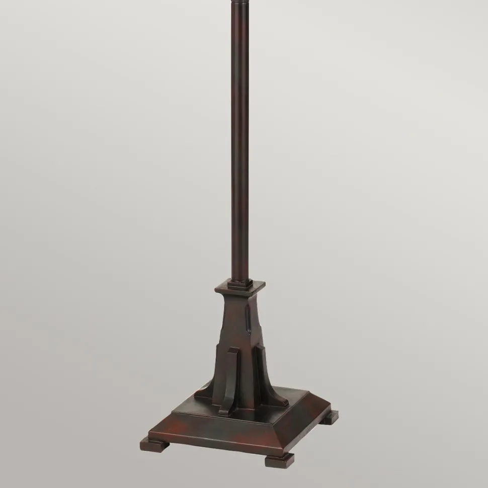 Stehlampe Tiffany Stil 157,8 cm hoch Zugschalter 2x E27