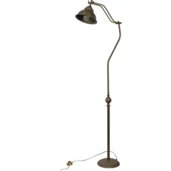 Stehleuchte Bronze Antik Echt-Messing Oslo