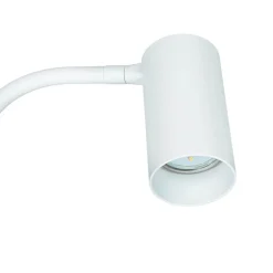 Stehleuchte klein 120 cm verstellbarer Schirm Weiß GU10