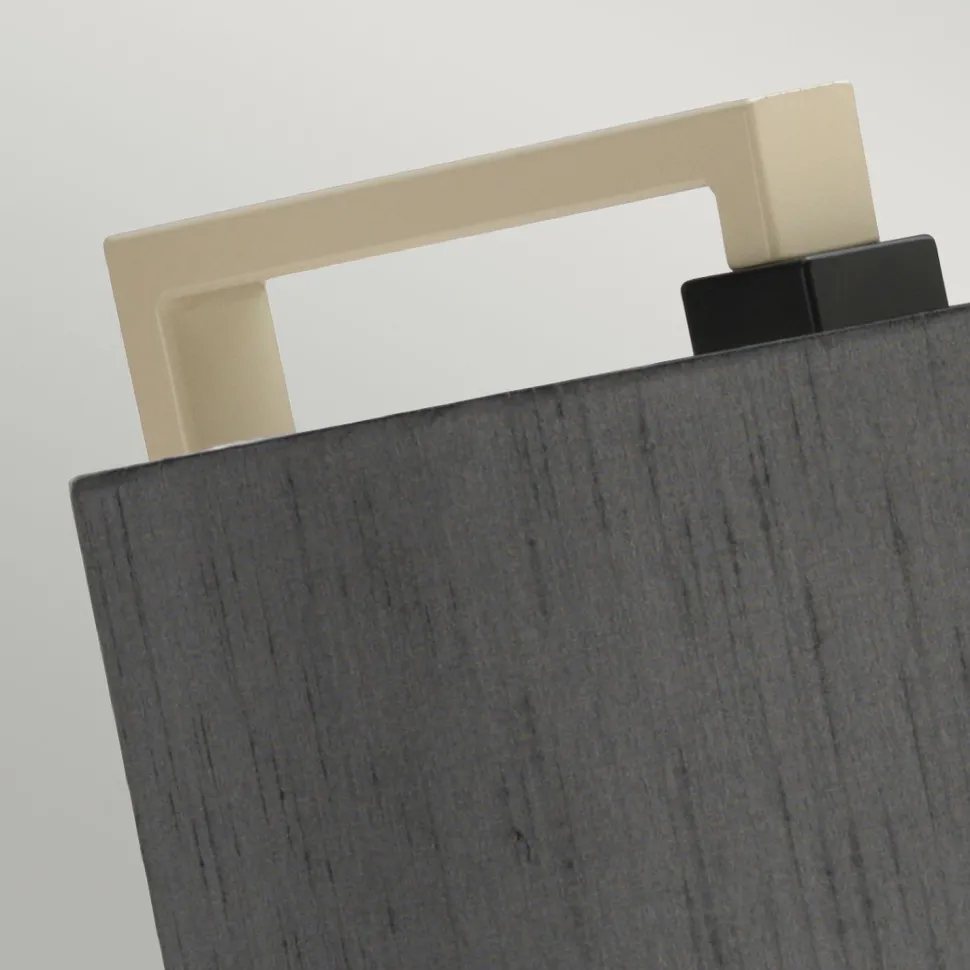 Stehleuchte Wohnzimmer 161 cm Modern Grau Creme