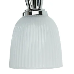 Stilvolle Badleuchte mit LED IP44 Riffelglas COSTILLA