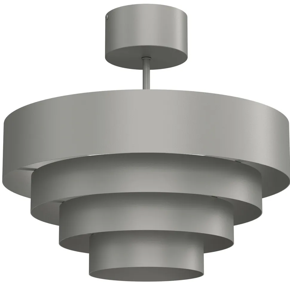 Stilvolle Deckenlampe Dunkelgrau E27 Ø39 cm indirekt