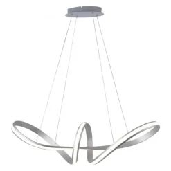Stilvolle LED Hängelampe in Stahl L:91 cm 39 W dimmbar
