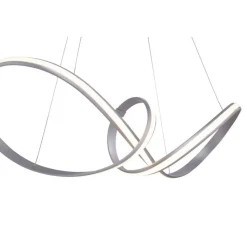 Stilvolle LED Hängelampe in Stahl L:91 cm 39 W dimmbar