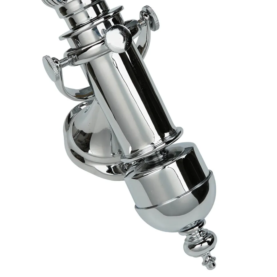 Stilvolle Wandlampe GRETA Chrom Jugendstil Bad Flur