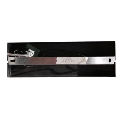 Stilvoller Deckenstrahler Schwarz Rauchgrau E27 L:40 cm